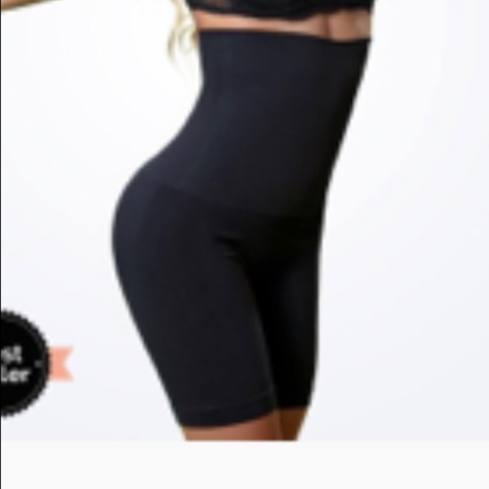 All day high waisted shaper shorts in black